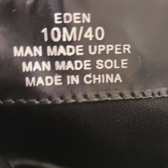 Black Ankle Boots with Silver Zippers - Picture 8 of 9